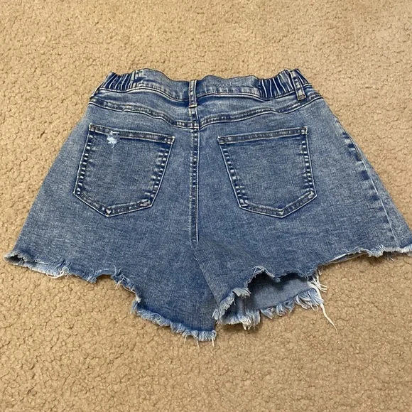 Super High Rise Wedge Vintage Reunion Jean Shorts - Picture 2 of 2